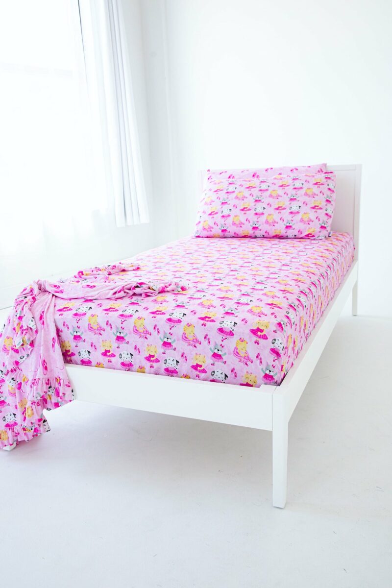 Cassie Bamboo Viscose Twin Sheet from Birdie Bean