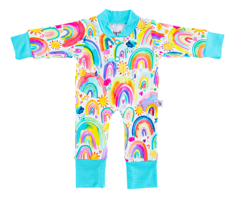 Birdie Bean Miley Bamboo Viscose Doll Romper 13 Inches