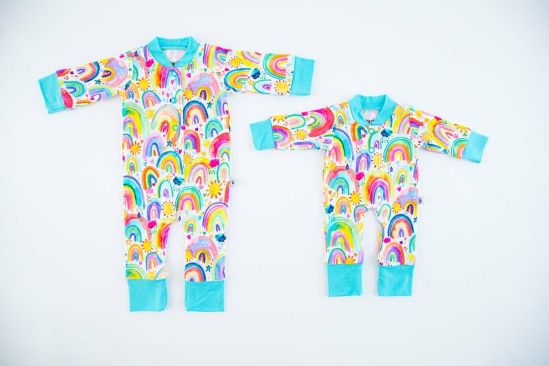 Miley Bamboo Viscose Doll Romper 13 Inches from Birdie Bean
