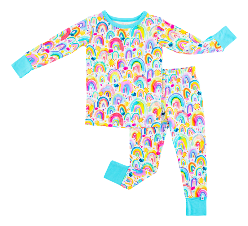 Miley Bamboo Viscose Two-Piece Pajama Set available at Blossom
