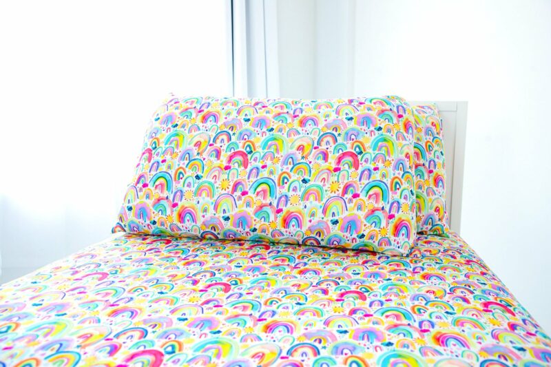 Miley Bamboo Viscose Zipper Pillowcase Set from Birdie Bean