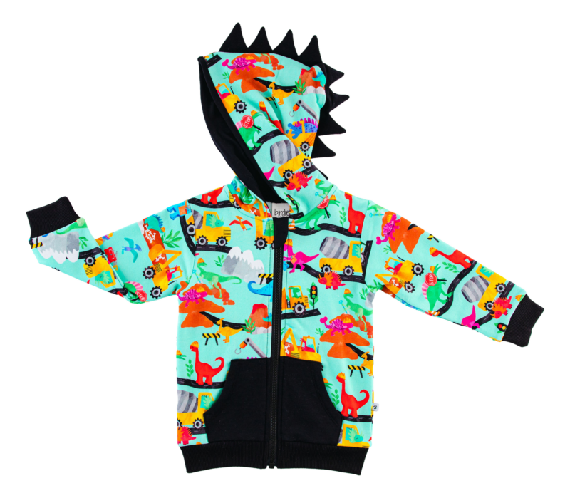 Robby Bamboo Viscose Dinosaur Hoodie