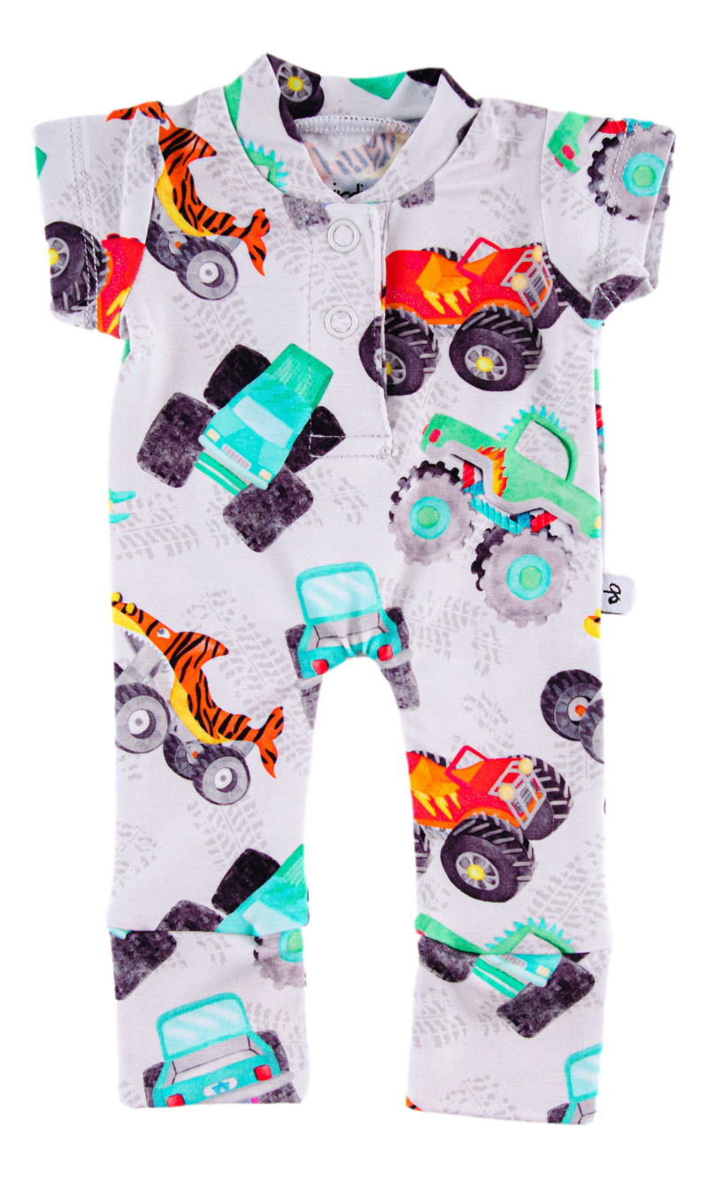 Birdie Bean Tyler Bamboo Viscose Doll Romper 13 Inch