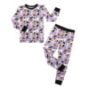 Spooky Cute Halloween Purple Bamboo Viscose Pajama Set from Emerson and Friends