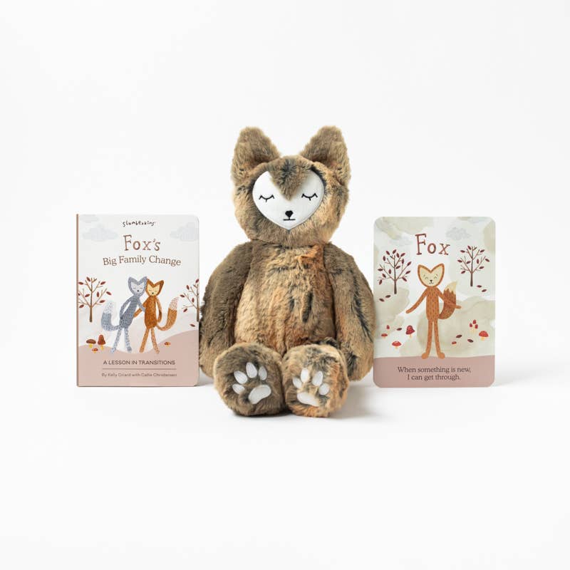 Slumberkins Fox Kin + Family Change Board Book Bundle