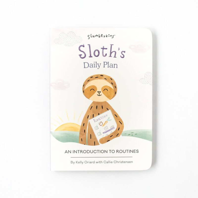 Slumberkins Inc. Back to School Sloth Stuffie + Introduction To Routines Book Toys