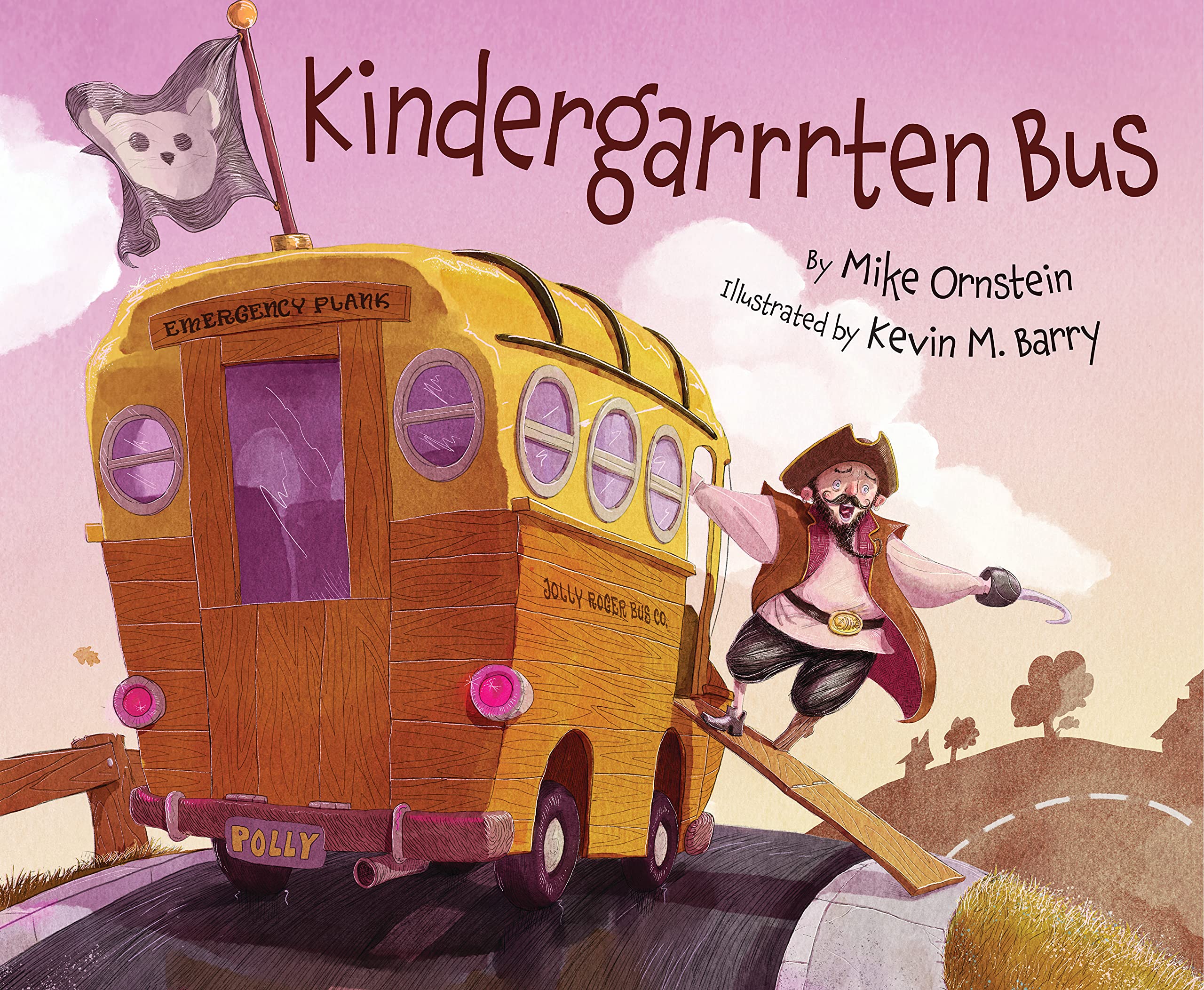 Sleeping Bear Press Kindergarrten Bus Hardcover Book