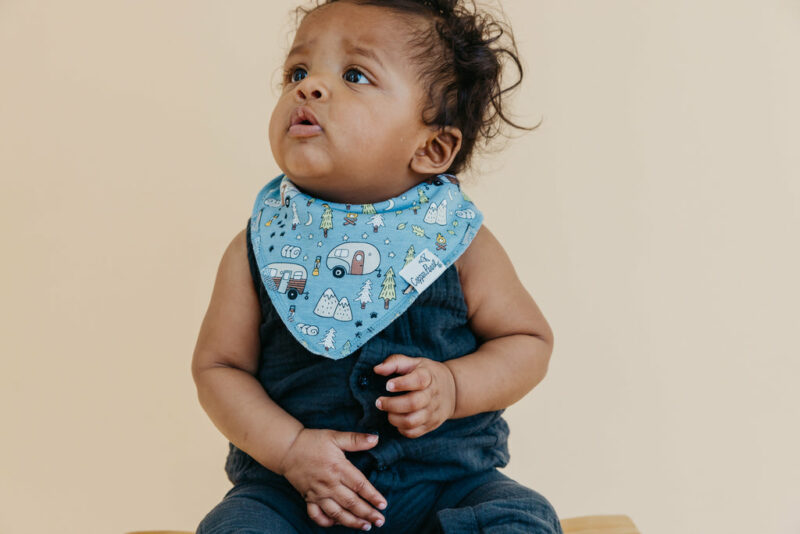 Copper Pearl Bridger Bandana Bib Set 4-Pack Feeding