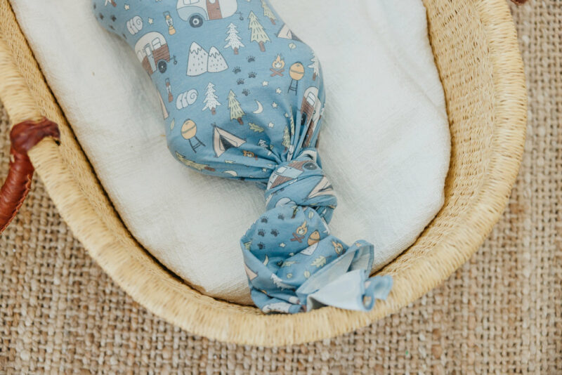 Bridger Knit Swaddle Blanket from Copper Pearl