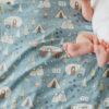 Bridger Knit Swaddle Blanket made by Copper Pearl