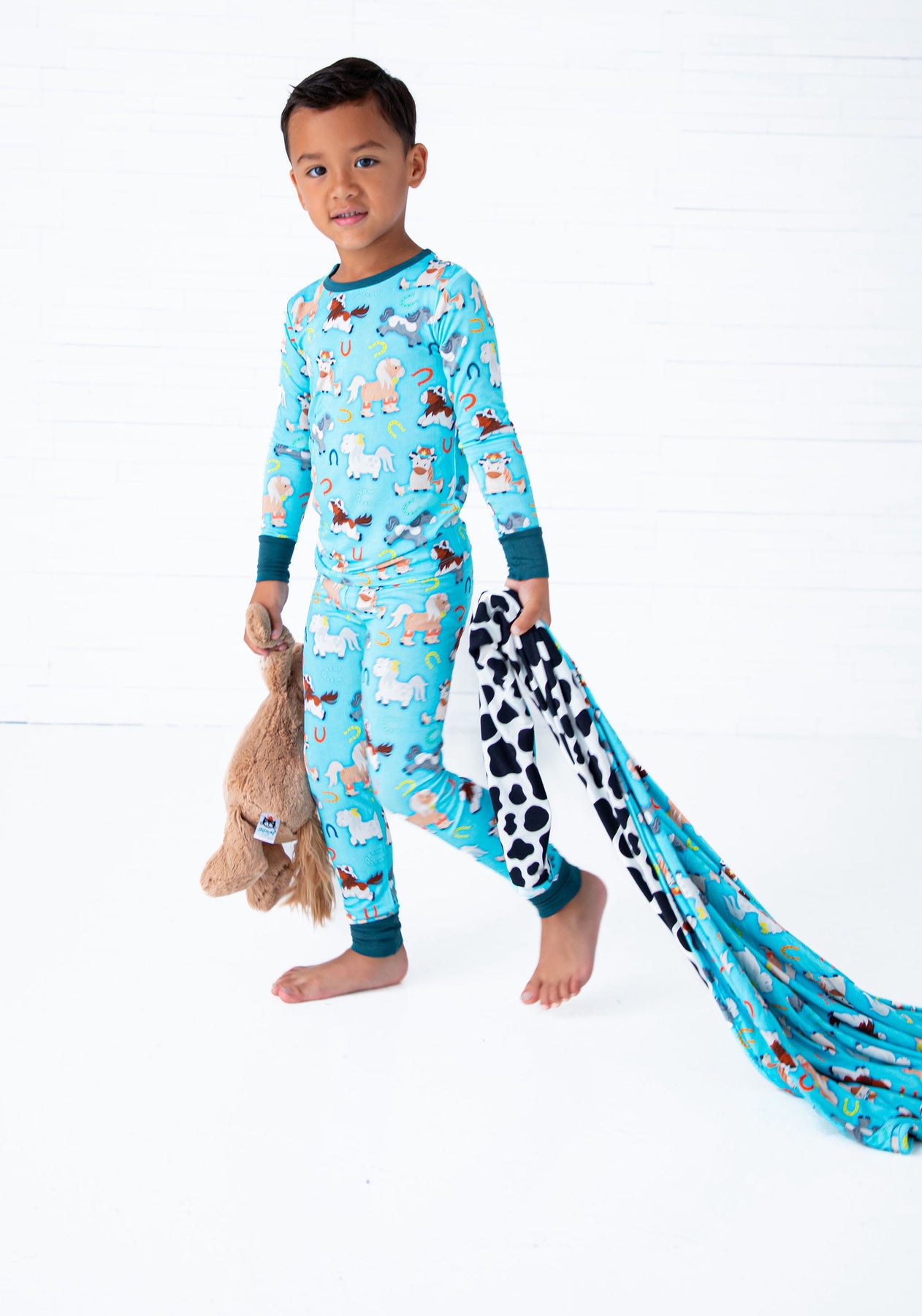 Birdie Bean Toby Bamboo Viscose Two-Piece Pajama Set