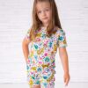 Ivy Bamboo Viscose Short Sleeve and Shorts Lounge Set from Birdie Bean