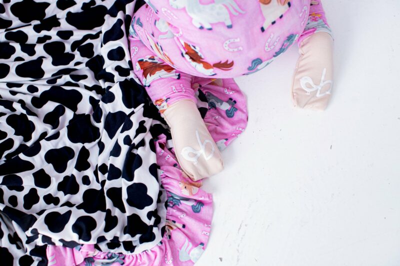 Kelsea Bamboo Viscose Ruffle Birdie Blanket from Birdie Bean