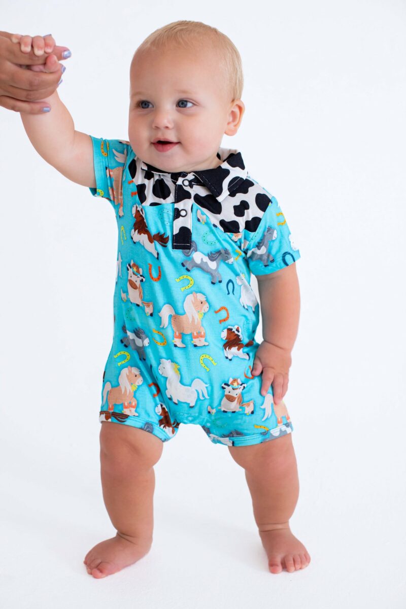 Birdie Bean Toby Bamboo Viscose Shortie Romper