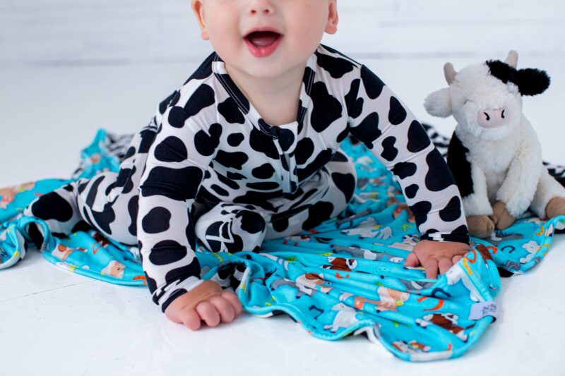 Toby Bamboo Viscose Birdie Blanket made by Birdie Bean