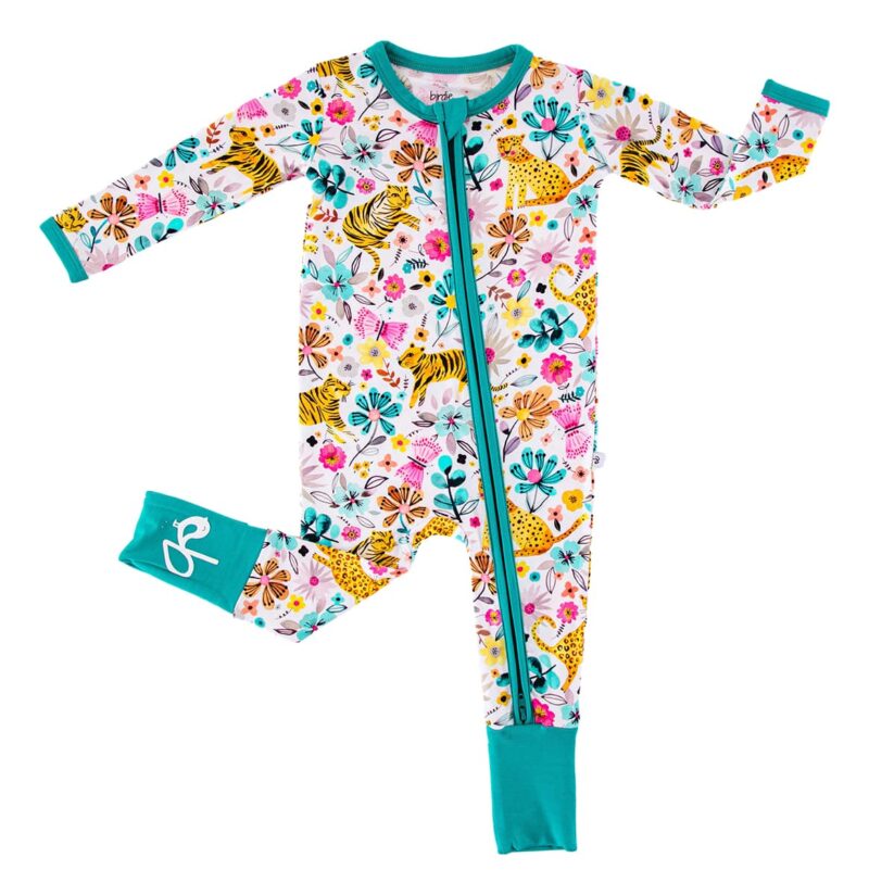 Birdie Bean Ivy Bamboo Viscose Convertible Romper Jungle