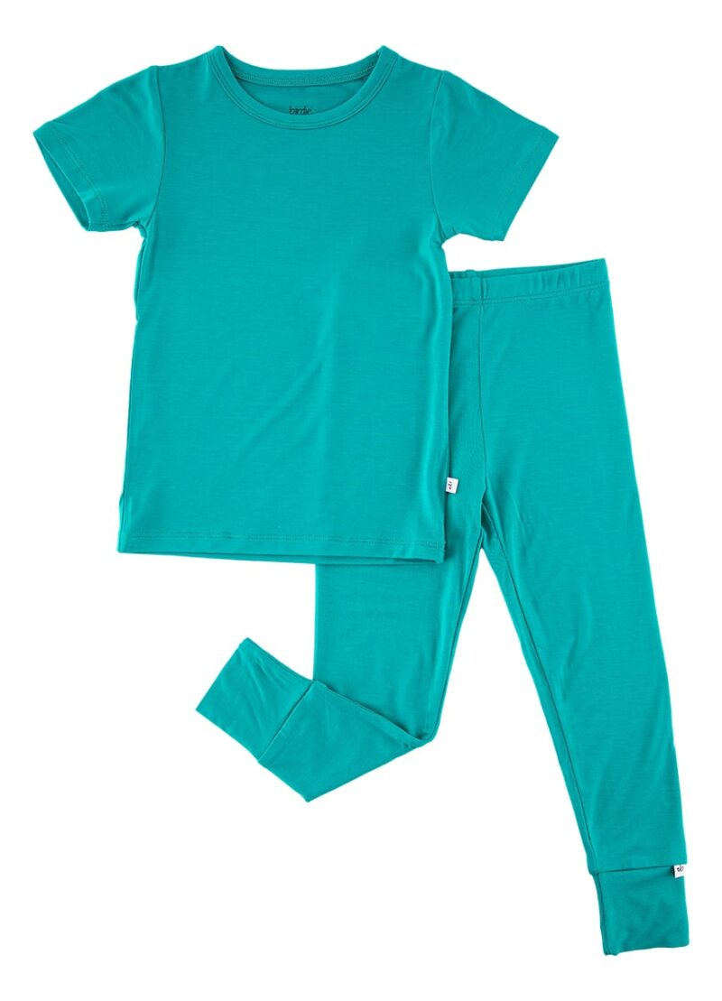 Jungle Bamboo Viscose Short Sleeve Pajama Set available at Blossom
