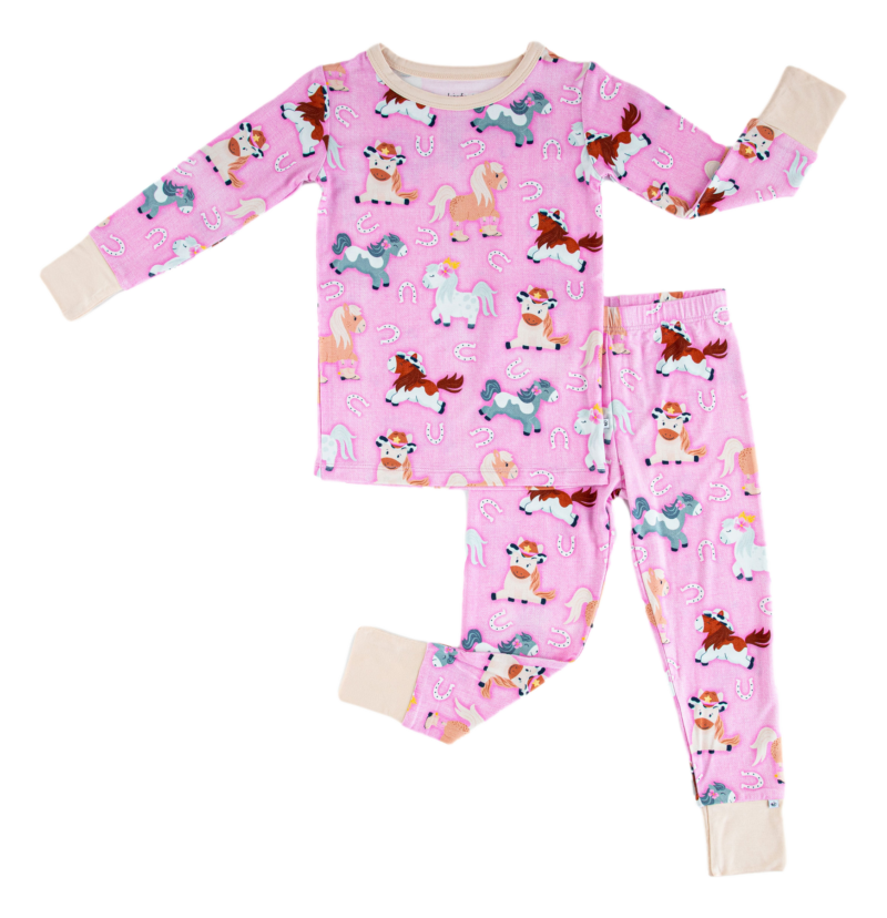 Kelsea Bamboo Viscose Two-Piece Pajama Set available at Blossom