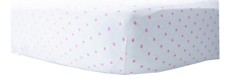 Marie Bamboo Viscose Crib Sheet from Birdie Bean