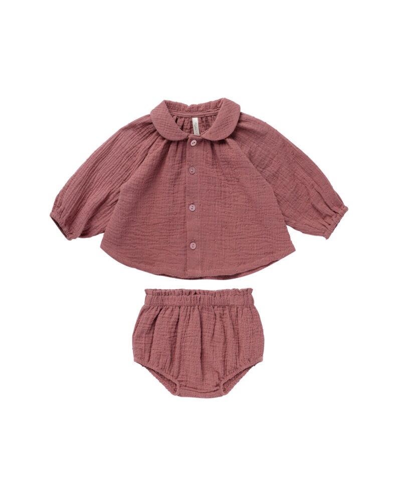 Rylee & Cru Nellie Set In Raspberry