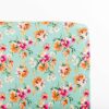 Flower Child Bamboo Viscose Crib Sheet from Dreamiere