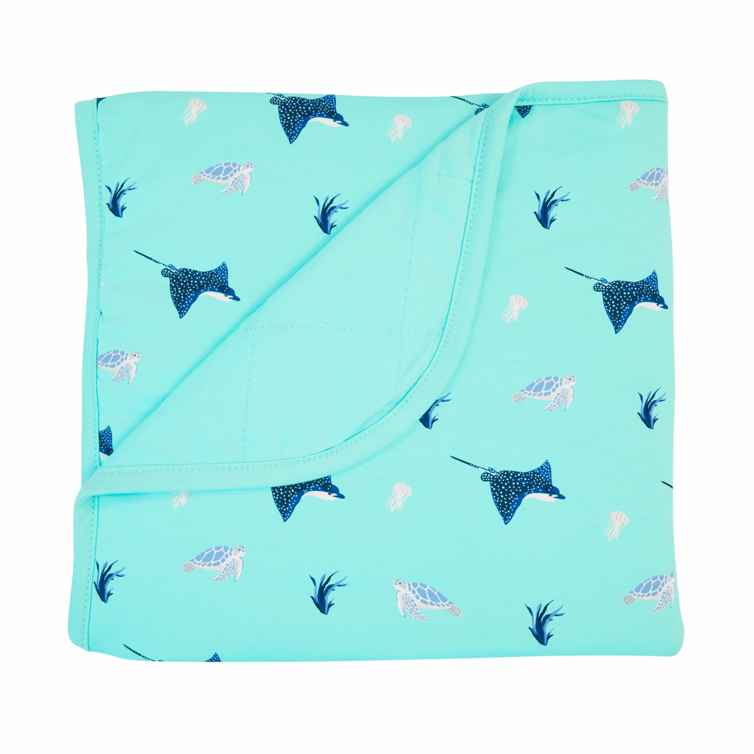 Kyte BABY Baby Blanket in Eagle Ray Blossom