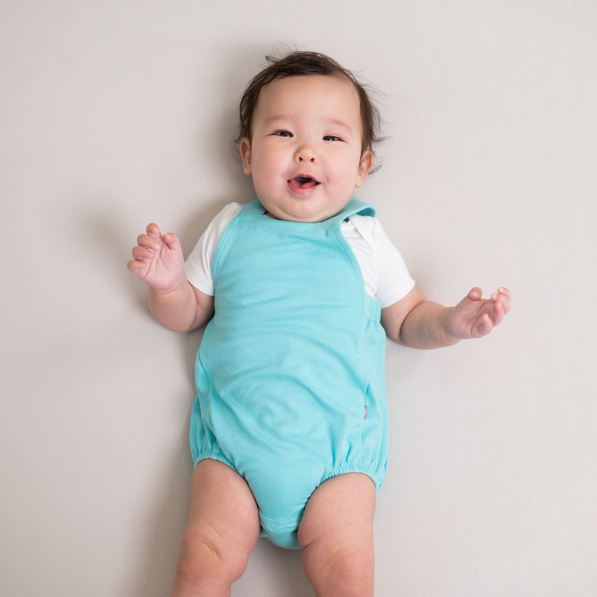Kyte Baby Bamboo Jersey Bubble Overall in Robin