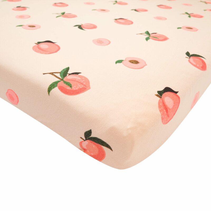Kyte BABY Crib Sheet in Peach 