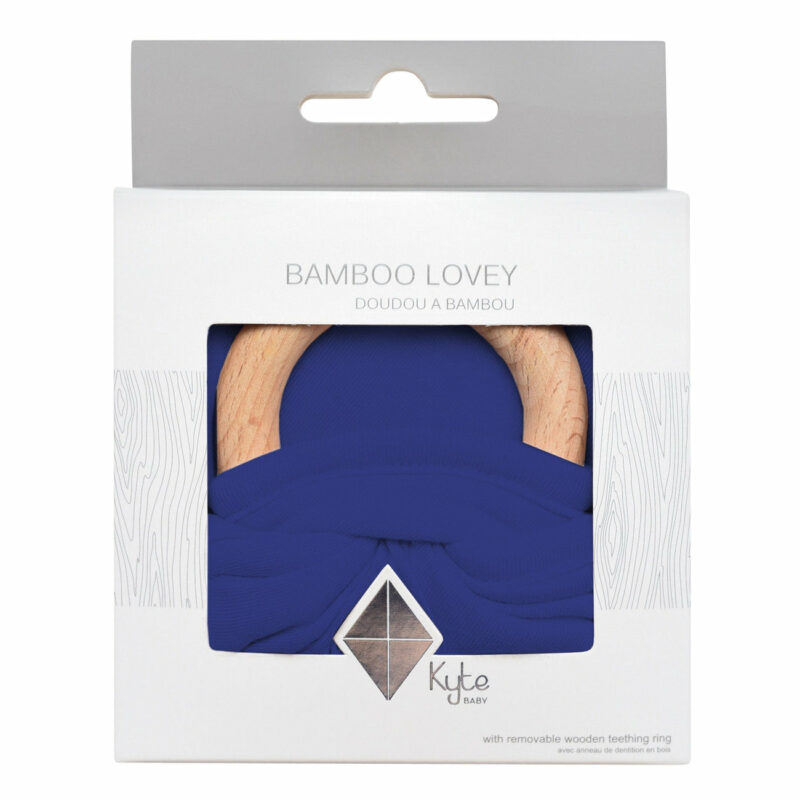 Kyte BABY Lovey in Royal with Removable Teething Ring 