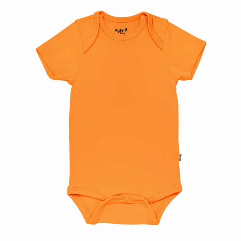 Kyte BABY Bodysuit in Tangerine 