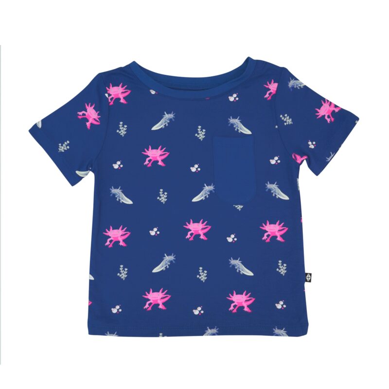Toddler Crew Neck Tee in Axolotl  from Kyte BABY
