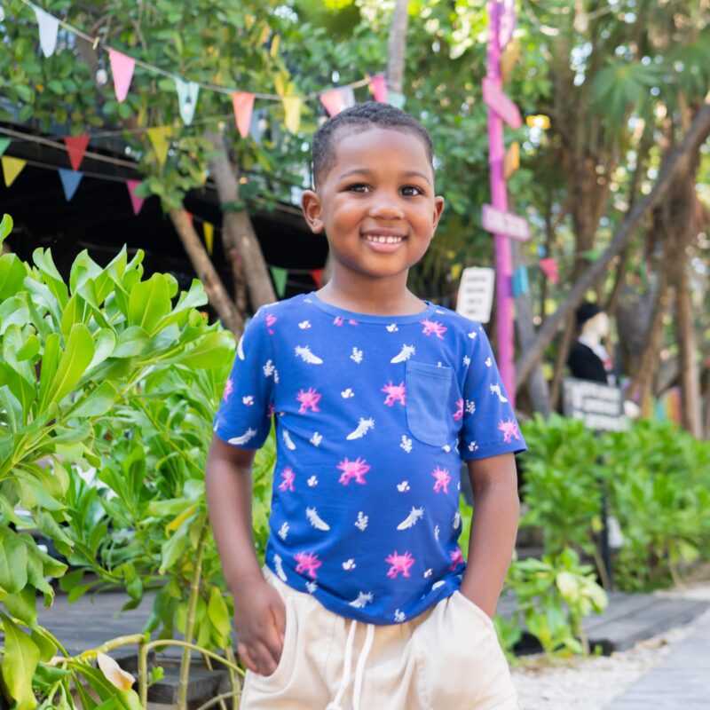 Kyte BABY Toddler Crew Neck Tee in Axolotl 