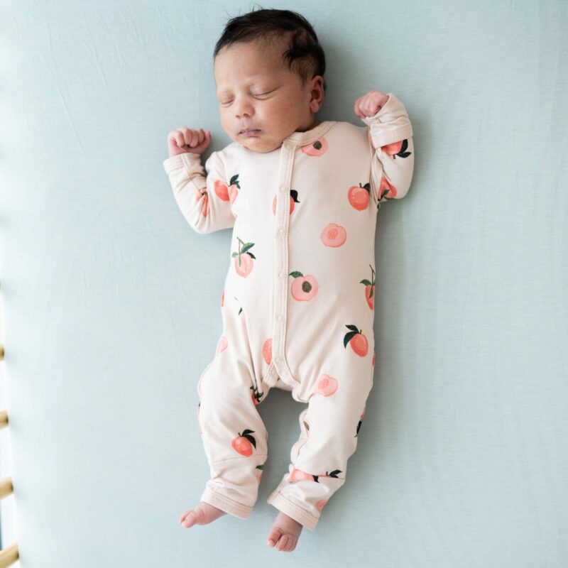 Kyte BABY Snap Romper in Peach 