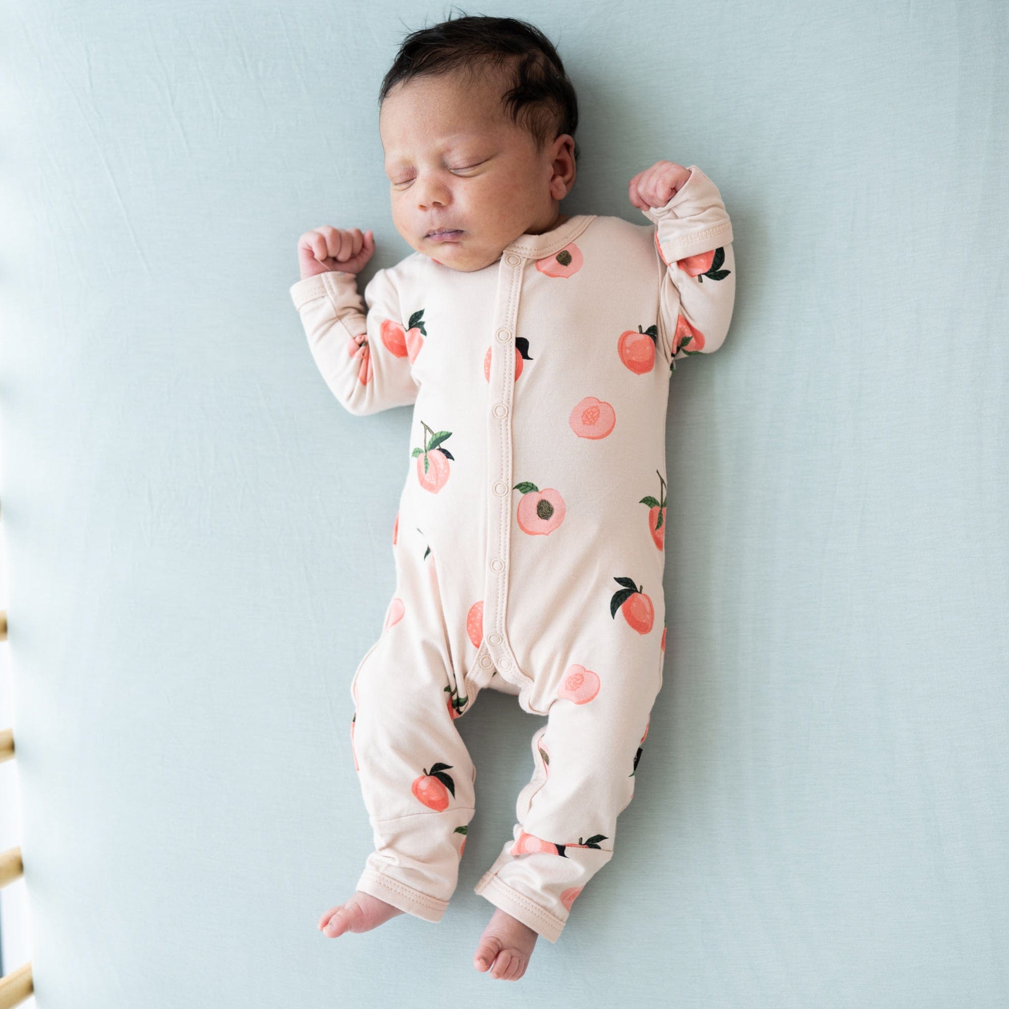 Kyte BABY Snap Romper in Peach 