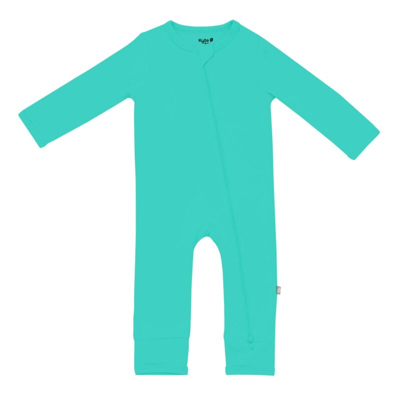 Kyte BABY Zippered Romper in Caribbean 
