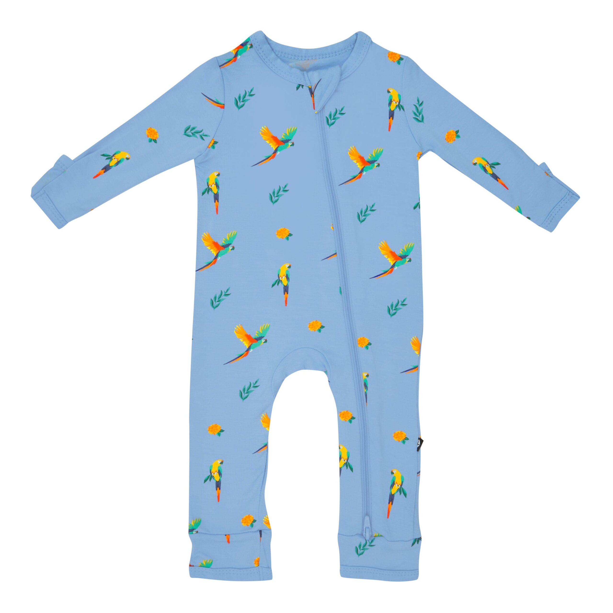 Kyte BABY Zippered Romper in Macaw 