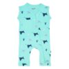 Zippered Sleeveless Romper in Eagle Ray  from Kyte BABY