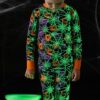 Birdie Bean Gomez Glow-In-The-Dark Two-Piece Pajama Set