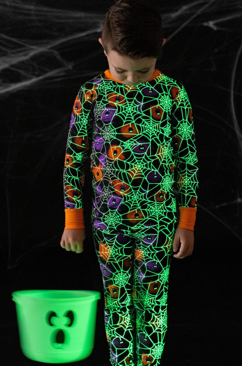 Birdie Bean Gomez Glow-In-The-Dark Two-Piece Pajama Set