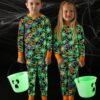 Gomez Glow-In-The-Dark Two-Piece Pajama Set from Birdie Bean