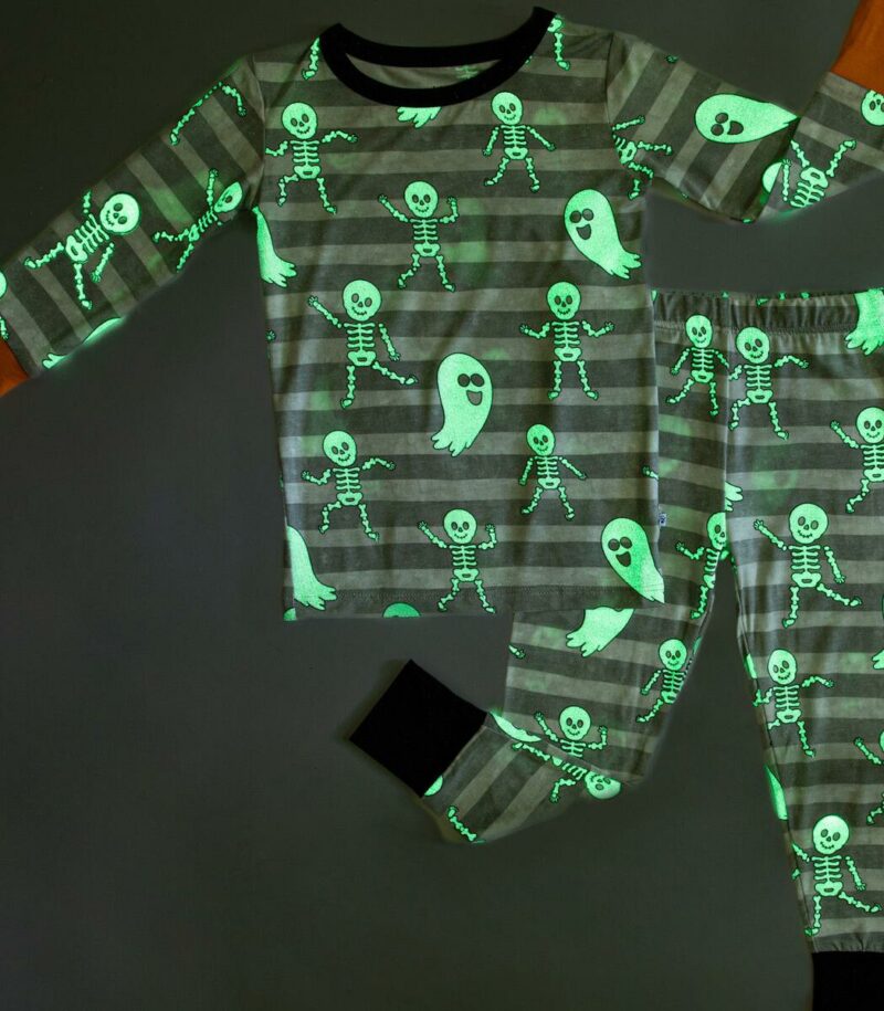 Georgie Glow-In-The-Dark Two-Piece Pajama Set from Birdie Bean