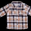 Birdie Bean Brown Plaid Flannel