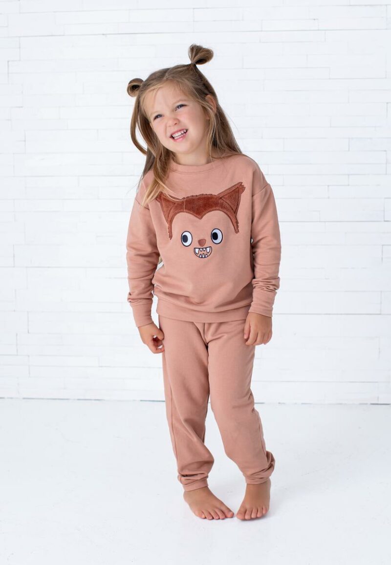 Birdie Bean Werewolf Furry Crewneck Set