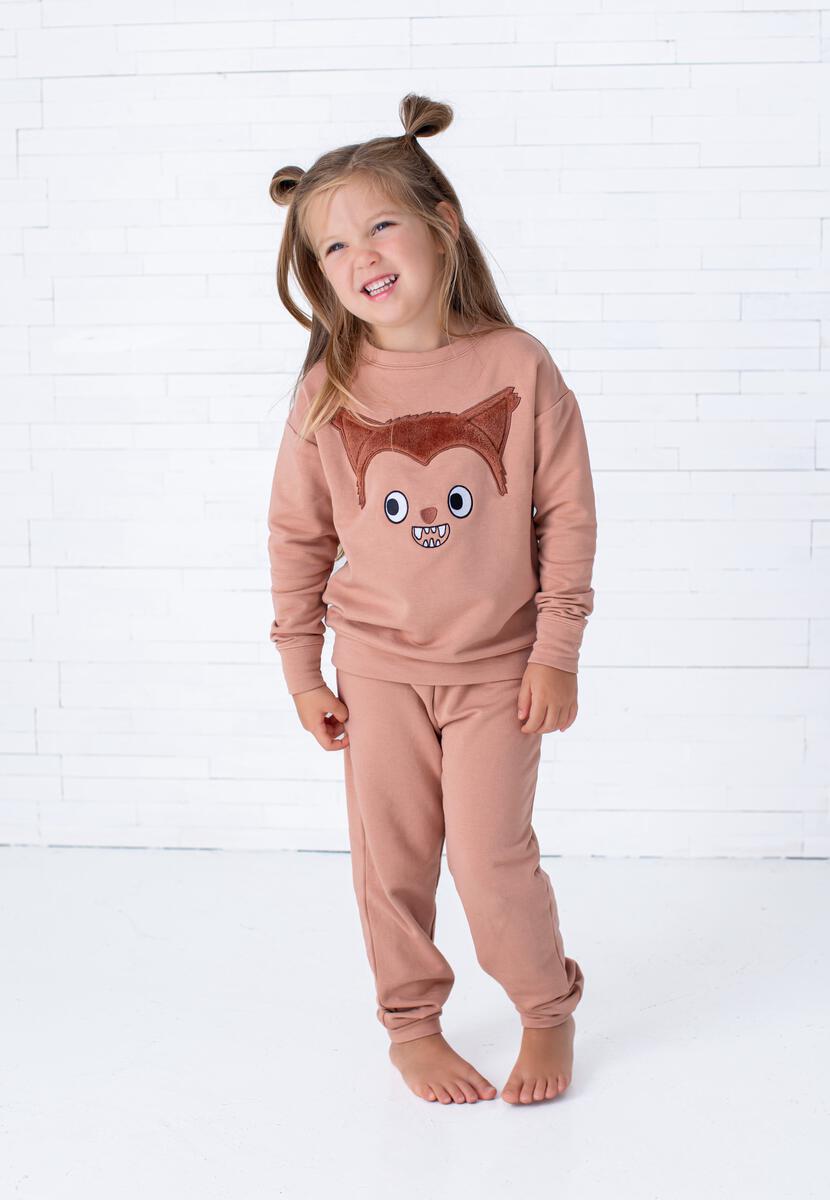 Birdie Bean Werewolf Furry Crewneck Set