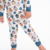 Levi Bamboo Viscose Two-Piece Pajama Set available at Blossom