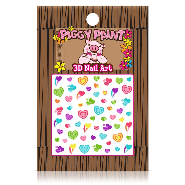 Piggy Paint Piggy Paint Heart Nail Art