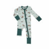 Angel Dear Ducks Bamboo Viscose Zipper Romper