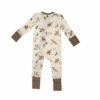 Angel Dear Moose Family Bamboo Viscose Zipper Romper