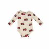 Angel Dear Firetruck Bamboo Viscose Bodysuit