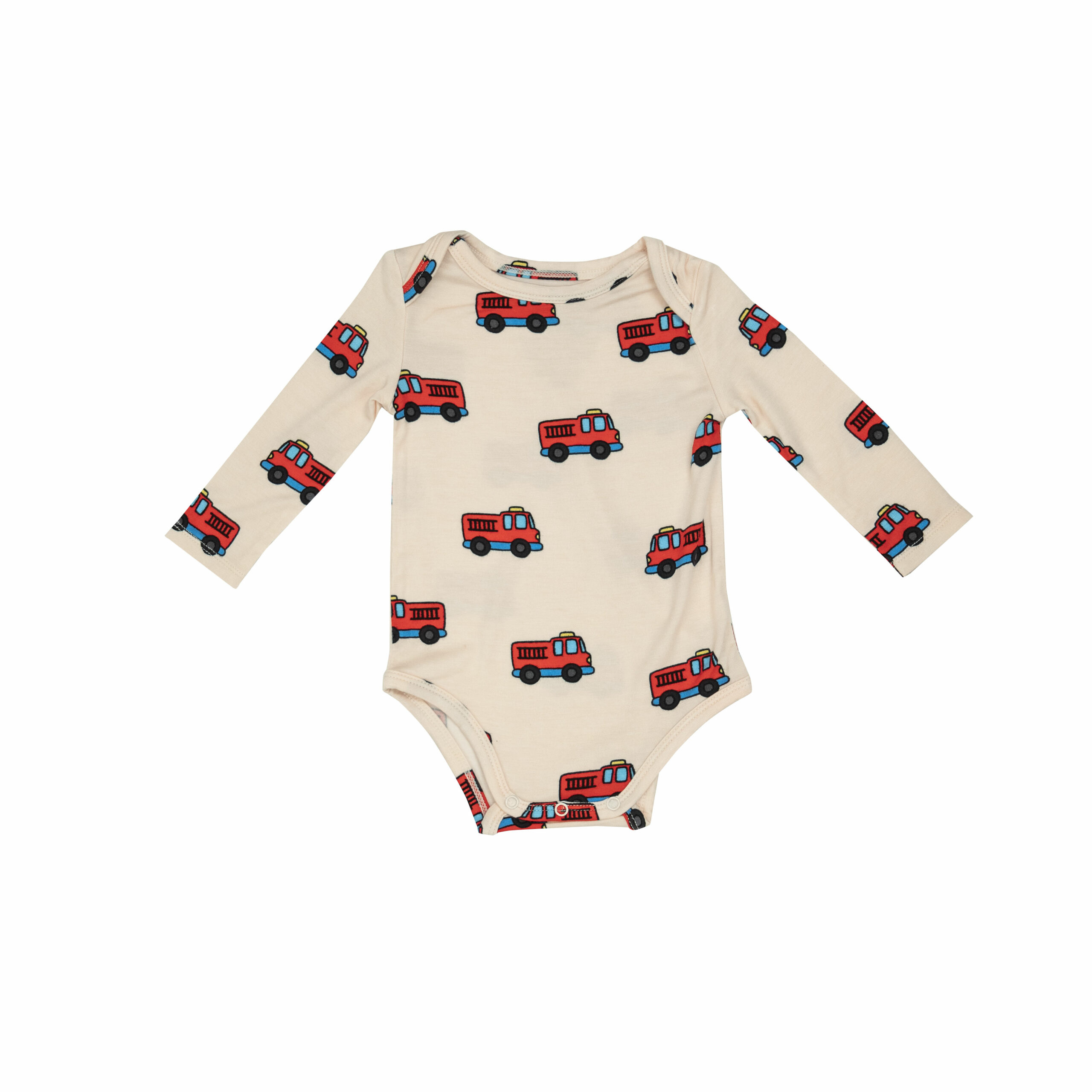 Angel Dear Firetruck Bamboo Viscose Bodysuit